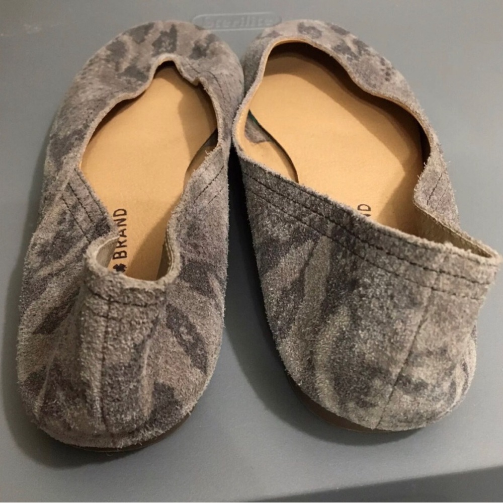 Lucky Brand snakeprint leather flats. Size 8. - Picture 5 of 8